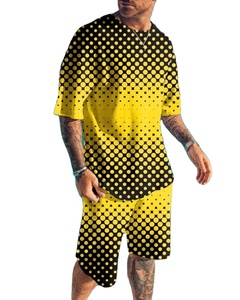 T-shirt et short d'été pour hommes, vêtements Streetwear de qualité supérieure, Design imprimé avec logo personnalisé - Product Image 1