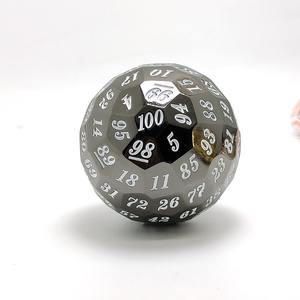 Custom D100 Single 50mm 100 Cara Poliédrica Metal Dados Galvanoplastia Color Esférico <span class=keywords><strong>Digital</strong></span> Poliedro Dados - Product Image 2