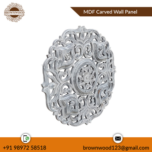 Factory Direct Supply Modern Design <b>MDF</b> Carved <b>Decorative</b> Wall <b>Panel</b> Round Shaped <b>Decorative</b> Wall Mandala at Discounted Price - Product Image 4