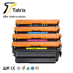 Cartouche de toner couleur laser compatible Tatrix <span class=keywords><strong>CF450A</strong></span> CF451A Cf452A CF453A 450A CF450 pour HP M652n M652dn M653dn - Product Image 2