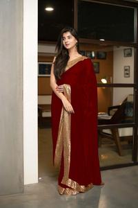 Bollywood Designer Saree Designer Miroir Travail Fleur Conception Tissu De Soie Doux Impression Numérique Marron Couleur Sari avec Blouse Inde Apparelgarment - Product Image 6