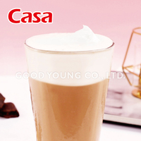 Buena Casa de té joven, leche de burbujas, ingredientes para té Boba, leche de caramelo, espuma en polvo