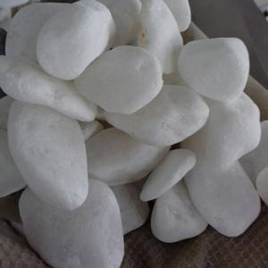 Piedra de guijarro blanca de todos los tamaños, piedra natural para decoración del hogar y jardín - Product Image 2