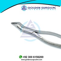 Forceps d'extraction dentaire GOLDEN Incisor en acier inoxydable, instruments dentaires équins, pince à dents pour chevaux GSIB-100220