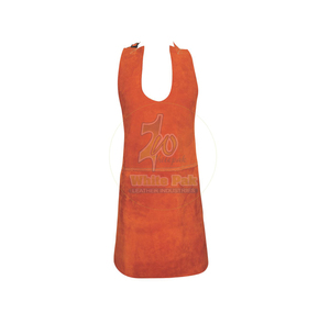 Premium Quality Cowhide Split <b>Leather</b> Welding <b>Apron</b> Fire Retardant Anti-Static Industrial Safety Clothing White Pak Model 408 - Product Image 4