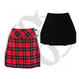 Venta al por mayor personalizado mejor todos los diseños mujeres tartanes escoceses tradicional 8 yardas kilt 2023 - Product Image 6