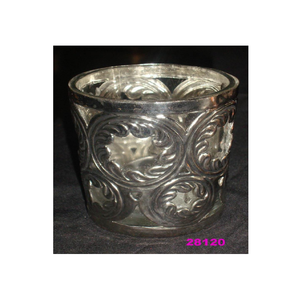 Votive en laiton et en verre au prix de gros très bon marché de luxe en stock - Product Image 1