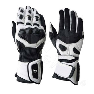 Guantes de impacto impermeables de invierno y verano para carreras de motos Protección de cuero cómoda para propietarios de bicicletas - Product Image 2