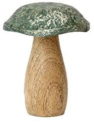 ประติมากรรมของขวัญเห็ดตกแต่งโลหะและไม้ - Product Image 2