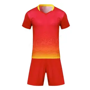 Unisex Fußball Fußball tragen hochwertige Sublimation Fußball Trikot Schuss Sets personal isierte Design Fußball Uniformen