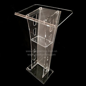 Présentoir de meubles de support de conférencier de podium de scène pliable personnalisable pour podium de conférence - Product Image 2