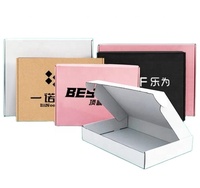 Boîtes d'expédition rigides personnalisées en gros, emballages postaux, boîtes en carton pour livraison, 250 g/m², carton C1S, matériau recyclable