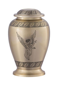 Urnes de crémation en métal classiques pour cendres humaines pour affichage à domicile et enterrement funéraire Niche prix fournitures funéraires - Product Image 6