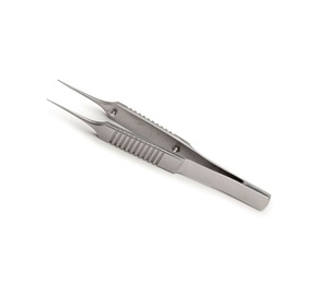 Pinzas de sutura de 7,5 cm, punta de o.5 mm con plataforma de atado, grado alemán - Product Image 4