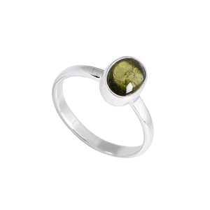 Colección de moda anillo de piedras preciosas multiturmalina natural Anillo de Plata de Ley 925 Anillo de moda Chapado en plata para boda. - Product Image 3