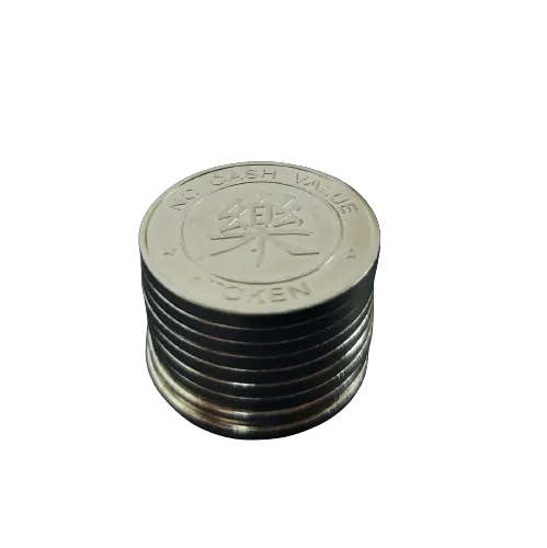 เหรียญโลหะที่กำหนดเองนูนเหรียญ Token สำหรับหยอดเหรียญหยอดเหรียญหรือเครื่องซักผ้า