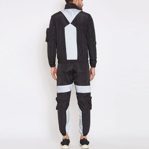 Wholesale Men's Windbreaker <b>Jackets</b> With Matching Pants Latest Fashion <b>Winter</b> Sweat Suits Set - Product Image 4