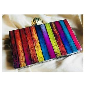 Sac à bandoulière élégant bohème pour femmes, grande capacité, pochette en métal, sac à main pour mariage indien, soirée - Product Image 6