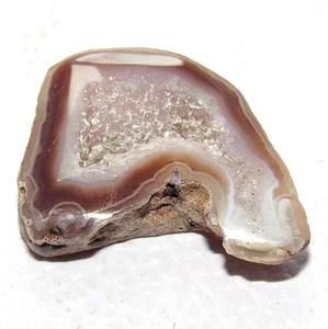 Agate à bandes Druzy tranche feuille forme pierre précieuse en vrac poli plaine Cabochon fabrication de bijoux naturel incroyable qualité - Product Image 3