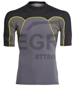 Logo personnalisé UV Rashguard MMA Gym Chemises Compression Long Lycra Sublimé Hommes Rash Guard DHL FedEx UV BJJ Surf Jiu Jitsu - Product Image 2