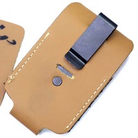 Zigaretten etui mit Clip OEM Trend ing Handmade Rich Grain Leder Zigaretten schachtel Ledersc heide Ganzjährig nicht unterstützt 10 Stück 125g