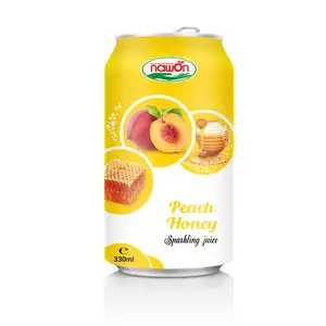 Viet Nam yumuşak köpüklü meyve suyu Peach bal özelliği lezzet ağırlığı şeker içecek raf kökenli tipi gazlı içecekler karbonat HACCP