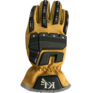 KEVEN IMPEX Leather <b>Gloves</b> Eco-Friendly <b>Touchscreen</b> Needle Detection Food Grade Powder Free Disposable Wrist Length Black Box - Product Image 1