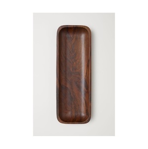 Plateau de service fait main en bois de manguier personnalisé fantaisie élégant classique plateau ovale pour servir etc Noël - Product Image 4