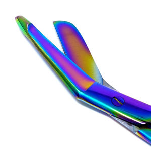 Tijeras de Primeros Auxilios Multicolor 2026 de 5.5 Pulgadas, Acero Inoxidable Arcoíris, Tijeras para Vendajes, Afiladas y Suaves, para Médicos y Personal de Emergencias Médicas - Product Image 4