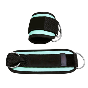 Más vendidos Entrenamientos de muñeca Levantamiento de pesas Correa de tobillo Anillo en D Polea de muslo Acolchado Gimnasio Fitness Yoga Correas de tobillo rojas para la venta - Product Image 3