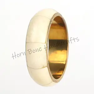 Trendy Fashion Jewelry Accessories White Bone Inlay Bangles Handmade Stylish Bone Inlay Bangles Natural Ivory Bone Bracelet