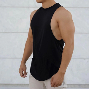 Fitness Mens Sportswear <b>Vests</b> Muscle Tank Tops Gym Workout Sleeveless Shirt Breathable Polyester V-neck Men Bodybuilding - Product Image 5