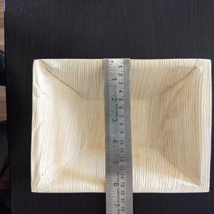 Assiettes et bols de vaisselle jetables écologiques de qualité supérieure en feuille d'areca avec motif végétal gravé du vendeur - Product Image 3