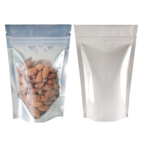 Tùy Chỉnh In Ấn Phía Trước Rõ Ràng Nhôm Lá Trở Lại Đứng Lên Túi Zip Khóa Resealable Mylar Bao Bì Thực Phẩm Túi - Product Image 4