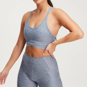 Conjunto Deportivo de Alta Calidad para Mujer, Talla Grande, Ajustable, Top Corto Deportivo, Transpirable, Elástico en Cuatro Direcciones, Ropa Deportiva Activa - Product Image 2