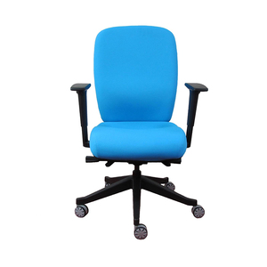 Chaise de bureau ergonomique pivotante en PU et maille avec mécanisme d'inclinaison, accoudoirs réglables en hauteur, pour usage commercial et directionnel - Product Image 1