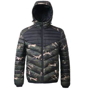 Veste d'hiver personnalisée pour hommes avec isolation épaisse et rembourrage matelassé conçu pour l'extérieur par temps froid et OEM - Product Image 1
