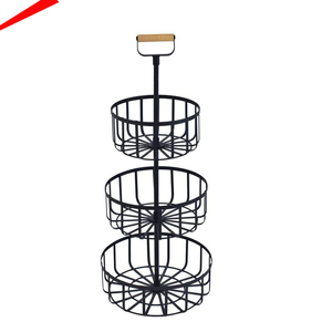 3 niveles de hierro cesta de almacenamiento - Product Image 5