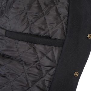Veste universitaire réversible en laine écologique de haute qualité pour homme avec accents en cuir de vache, personnalisable pour l'hiver - Product Image 5