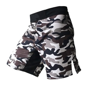 กางเกงขาสั้นMMAของผู้ชาย,กางเกงมวยเตะมวยสั้นฝึกฝนการต่อสู้ในกรง - Product Image 1