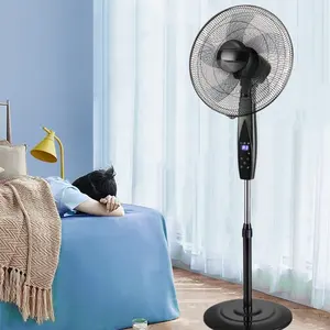 Ventilateur sur pied oscillant électrique à grande vitesse prix économie d'énergie avec télécommande pour la maison