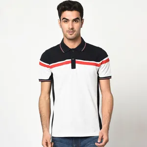 Высококачественная Мужская черная футболка с воротником для гольфа, рубашка-поло из полиэстера для мужчин