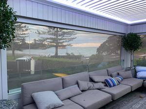 Ventana de pista de cremallera para exteriores, impermeable, rodillo <span class=keywords><strong>el</strong></span>éctrico motorizado inteligente, binoculares, sombra - Product Image 4
