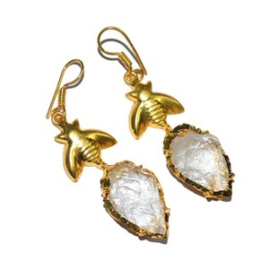 Fournisseur de Boucles d'Oreilles en Cristal de Quartz : Boucles d'Oreilles en Cristal de Quartz à Vendre - Product Image 1