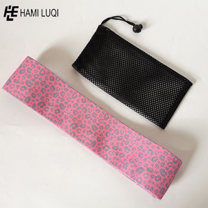 2024 Wholesale Factory Custom Printed Hip Circle <b>Band</b> Booty <b>Band</b> Glute <b>Band</b> Fabric <b>Elastic</b> Resistance with Rubber Logo - Product Image 5