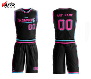 Uniforme de basket-ball personnalisé VAFIR pour hommes, vêtements de sport avec logo de qualité, couleurs différentes pour la saison estivale, vente en gros - Product Image 2