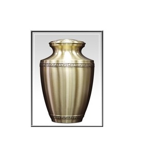 Cendres humaines faites à la main en métal cuivré pour les funérailles urnes de crémation classiques en métal produit le plus vendu - Product Image 4