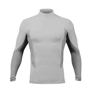 Rashguard à manches longues personnalisé de qualité supérieure, impression par sublimation personnalisée, tissu polyester/nylon, vêtements de sport unisexes pour adultes - Product Image 1