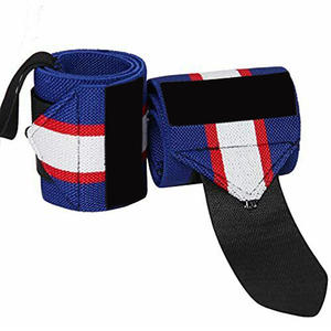 Customized Size Professional Gym Weightlifting Wrist Wraps Lifting <b>Straps</b> Unisex Nylon Plastic Appropriate Price with Logo - Product Image 6
