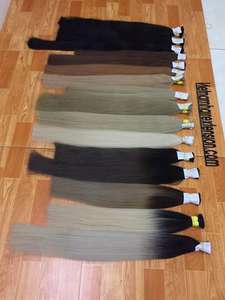 Extensiones de Cabello Vietnamitas - Cabello Remy Rubio con Doble Trama y Rizo Francés 100% Virgen de 8 a 40 Pulgadas de Largo - Product Image 4